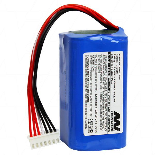 MI Battery Experts PAB-ID659-BP1